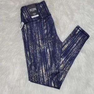 Blue Gold Metallic Knockout Tights from Victoria's Secret